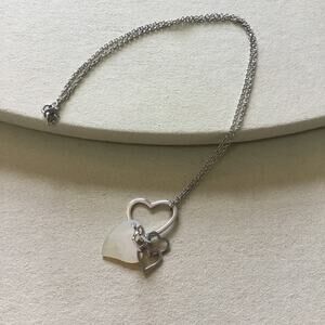 Sterling Silver Multi-Hearts Necklace